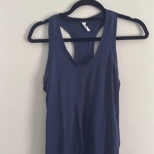 Athleta Navy Blue Racerback Tank